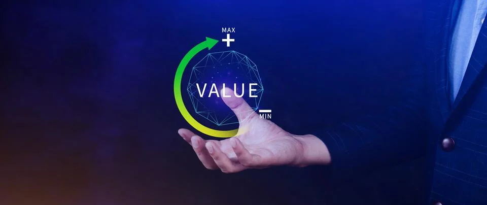 Increase value service, growth value, company value added, business leverag.. Stock Photos