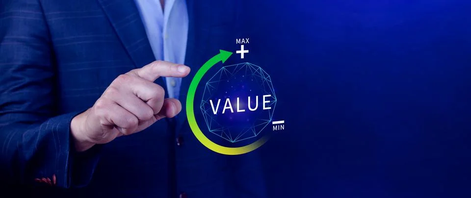 Increase value service, growth value, company value added, business leverag.. Stock Photos