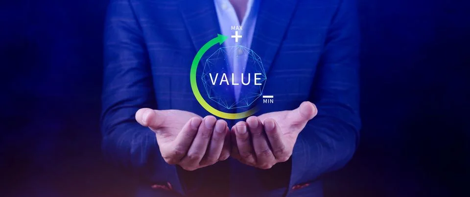Increase value service, growth value, company value added, business leverag.. Stock Photos