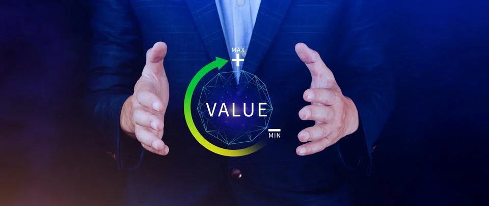 Increase value service, growth value, company value added, business leverag.. 스톡 사진