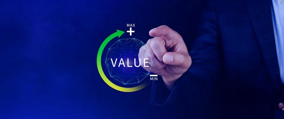 Increase value service, growth value, company value added, business leverag.. Stock Photos