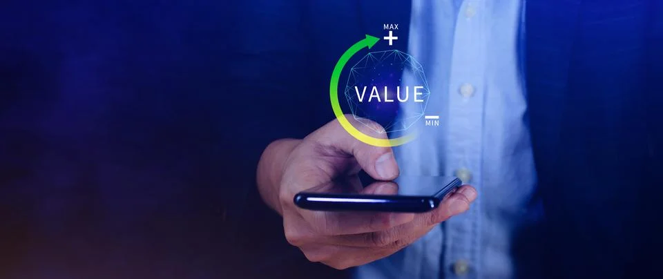 Increase value service, growth value, company value added, business leverag.. Stock Photos