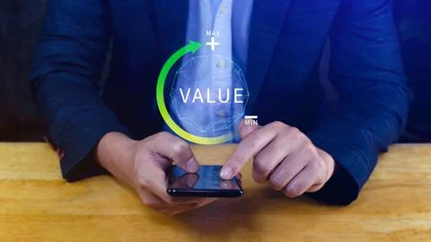 Increase value service, growth value, company value added, business leverag.. Stock Photos