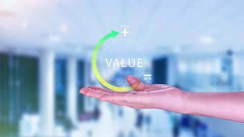 Increase value service, growth value, company value added, business leverag.. Stock Photos