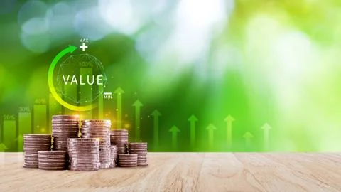 Increase value service, growth value, company value added, business leverag.. Stock Photos