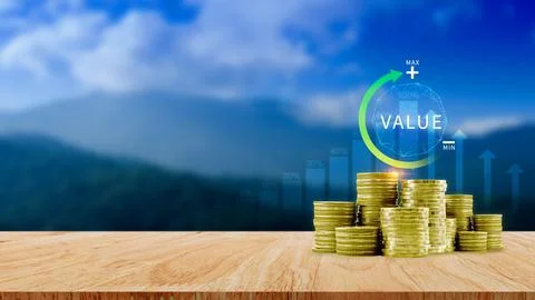 Increase value service, growth value, company value added, business leverag.. Stock Photos