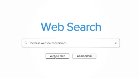 Increase Website Conversions Internet Browser Web Search Query Business Stock Footage 161144559