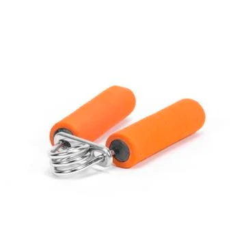 Increase your hand and arm power by forearm exercise tool (Spring hand grippe Stock-Fotos