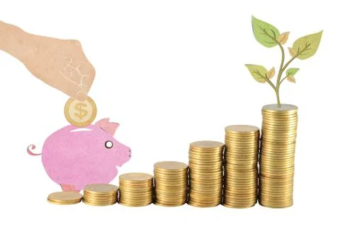 Increase your savings . Stock Photos