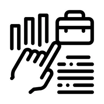 Increased efficiency icon vector outline illustration イラスト素材