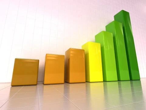 Increased growth Illustrazione stock