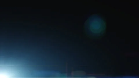 Increasing and decreasing the blue light on the left side of the frame Stock Footage 314233556