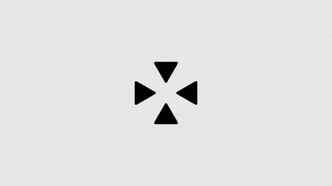 Increasing and decreasing screen size graphic animation. Alpha channel 库存影片 294911642