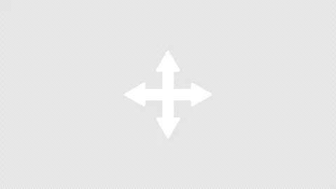 Increasing and decreasing screen size graphic animation. Alpha channel Video stock 294911758