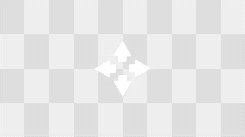 Increasing and decreasing screen size graphic animation. Alpha channel Video stock 294911785