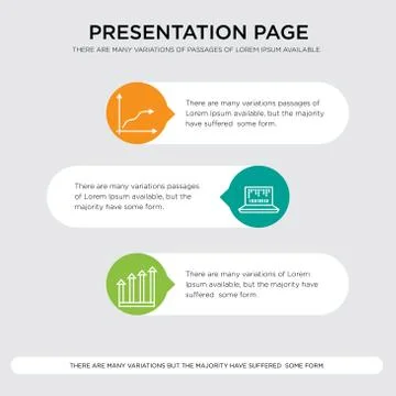 Increasing arrows, 0 and 1 computing laptop,, increasing graph arrow presenta Stock Illustration