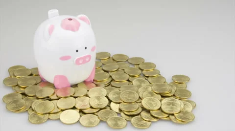 Increasing money Stock Footage 54465604