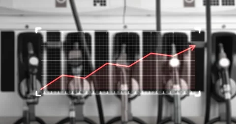 Increasing Price Of Fuel Concept Stock Footage 331565005