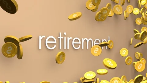 Increasing retirement budget animation. Stock Footage 106808853
