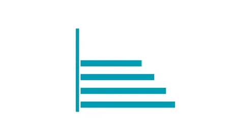 Increasing Sales Bar Chart Motion Graphic Stock Footage 314624009