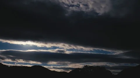 Incredible clouds. Beautiful sky Time lapse Stock Footage 95440970
