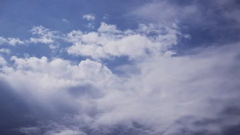 An incredible clouds quickly fly in the sky Stock Footage 106836801