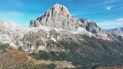 Incredible mountain range on a sunny winter day. Stock Footage 227569185