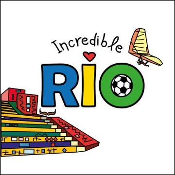 Incredible Rio Illustrazione stock