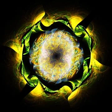 Incredible round pattern. Stock Illustration