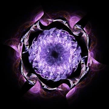 Incredible round pattern. Stock Illustration