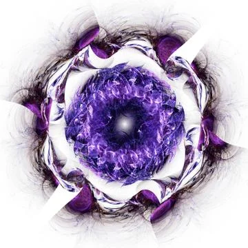 Incredible round pattern. Stock Illustration