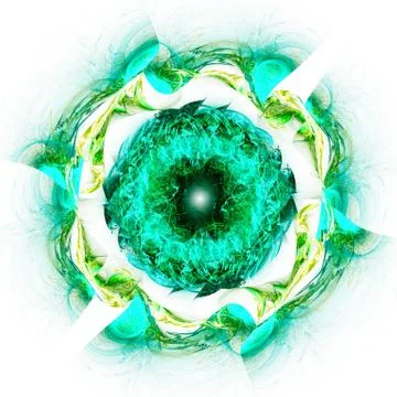 Incredible round pattern. Stock Illustration