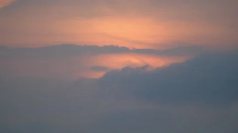 Incredible Sunset Through Clouds A Continuous Sequence Pt1 of 3 Stock Footage 241149405