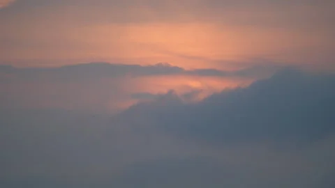 Incredible Sunset Through Clouds A Continuous Sequence Pt2 of 3 Stock Footage 241149450
