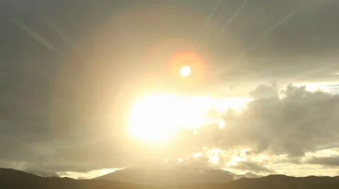 Incredible Sunset Time Lapse Stock Footage 38831729