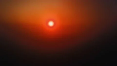 Incredible sunset view through the clouds with a drone Video stock 183013843
