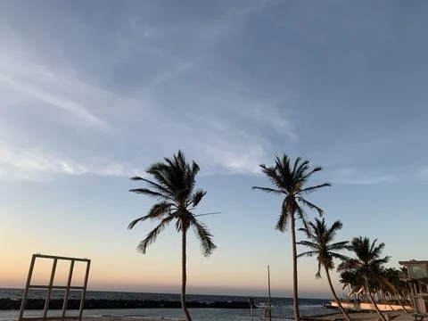 The incredible view of the sunset Stock Photos