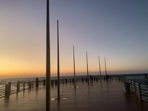 The incredible view of the sunset Stock Photos