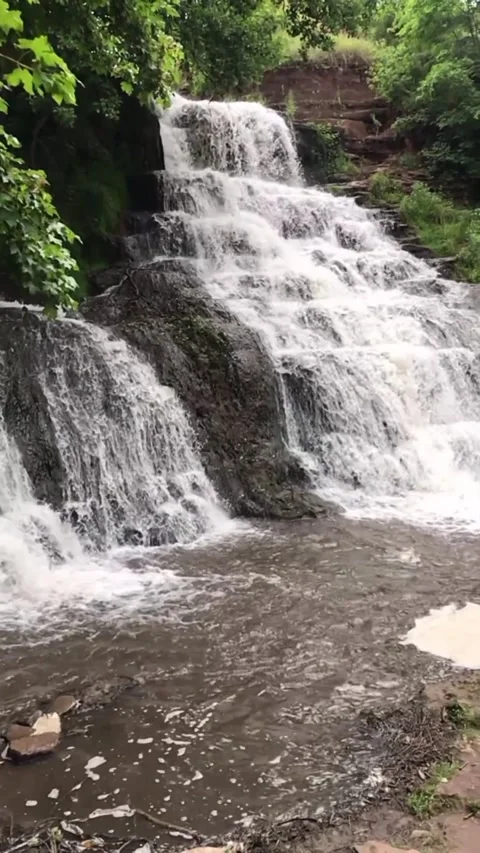 Incredible waterfall Stock Footage 157476011