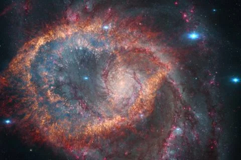 Incredibly beautiful galaxy in outer space. 写真素材