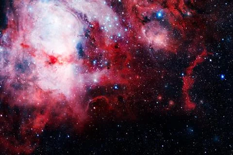 Incredibly beautiful galaxy in outer space. Stock Photos