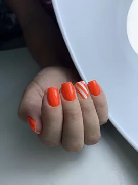 Incredibly beautiful selection of manicure Stock Photos