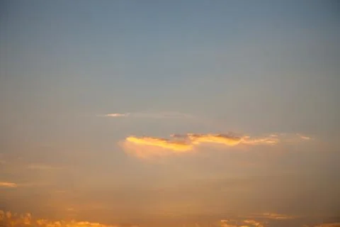 Incredibly beautiful sunset, clouds at sunset, colorful sunset Stock Photos