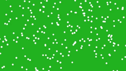 Incremental White Balls On Green Screen Stock Footage 243631369