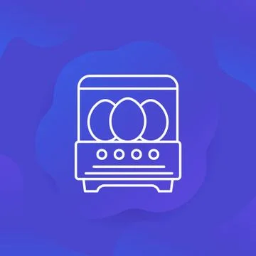 Incubator and eggs line vector icon Illustrazione stock