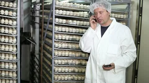 Incubator, chicken farm Video stock 24657334