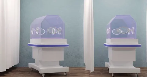 Incubator for newborns Stock Footage 75797797