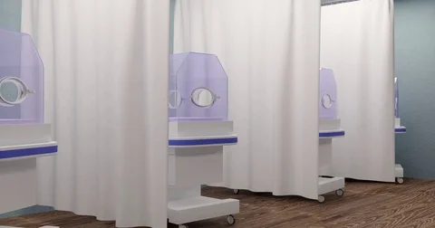 Incubator for newborns Stock Footage 75797852