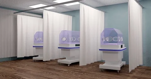 Incubator for newborns Stock Footage 75797954