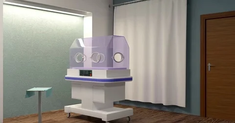 Incubator for newborns 스톡 동영상 75798035